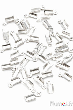 Bandklemme - 11 x 5 x 4 mm - silber